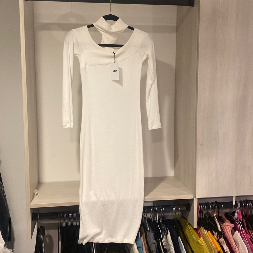 Revolve - LNA - white sweater dress - brand new with tags, never worn